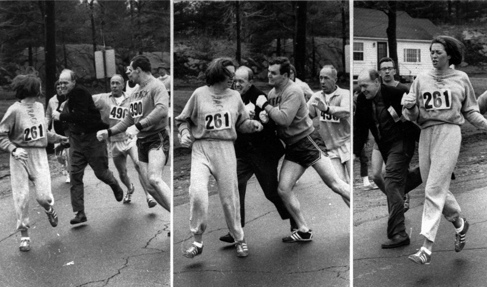 Kathrine Switzer au Marathon de 1967