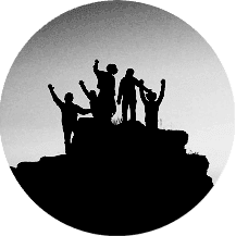 Visuel d'un groupe de personnes pour illustrer tous les fournisseurs et les partenaires du magazine Sporteen